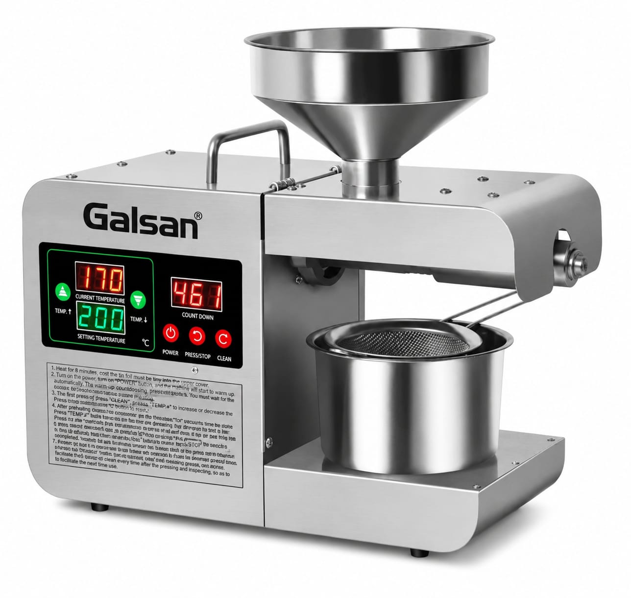 Domestic Oil Maker Machine